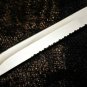 AN CUSTOM HANDMADE J2 STEEL 17" HUNTING KNIFE WITH WOOD HANDLE