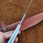 AN CUSTOM HANDMADE D2 STEEL 13" HUNTING KNIFE WITH STAG HANDLE