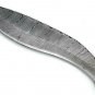 AN CUSTOM HANDMADE DAMASCUS STEEL 15" HUNTING KUKRI KNIFE WITH HORN HANDLE