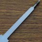 AN CUSTOM HANDMADE D2 STEEL 12" BLANK BLADE ALSO AVAILABLE ON LOT