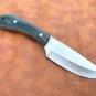 AN CUSTOM HANDMADE J2 STEEL 10" HUNTING KNIFE WITH COLORED BONE HANDLE