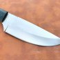 AN CUSTOM HANDMADE J2 STEEL 10" HUNTING KNIFE WITH COLORED BONE HANDLE