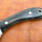 AN CUSTOM HANDMADE J2 STEEL 10" HUNTING KNIFE WITH COLORED BONE HANDLE