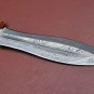 AN CUSTOM HANDMADE DAMASCUS STEEL 15" HUNTING KNIFE DAGGER WITH BONE HANDLE