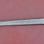 AN CUSTOM HANDMADE DAMASCUS STEEL 30" SWORD WITH BONE AND WOOD HANDLE