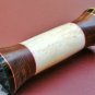 AN CUSTOM HANDMADE DAMASCUS STEEL 30" SWORD WITH BONE AND WOOD HANDLE