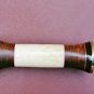 AN CUSTOM HANDMADE DAMASCUS STEEL 30" SWORD WITH BONE AND WOOD HANDLE