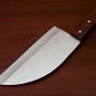 AN CUSTOM HANDMADE J2 STEEL 12" CLEAVER KNIFE WITH WOOD HANDLE