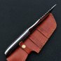 AN CUSTOM HANDMADE D2 STEEL 12" HUNTING TRACKER KNIFE WITH DOLLAR SHEATH HANDLE