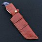 AN CUSTOM HANDMADE D2 STEEL 12" HUNTING TRACKER KNIFE WITH DOLLAR SHEATH HANDLE