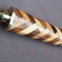 Handmade Damascus Steel Hunting Bowie Knife With Rose Wood And Olive Wood Handle
