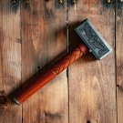 HAMMER CUSTOM HANDMADE STEEL 12" HAMMER WITH WOOD HANDLE