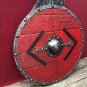 CUSTOM HANDMADE IRONSIDES BATTLEWORN VIKING SHIELD HANDMADE WOOD