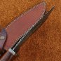 KNIFE CUSTOM HANDMADE DAMASCUS STEEL 13" HUNTING KUKRI KNIFE WITH WOOD HANDLE