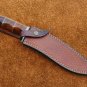 KNIFE CUSTOM HANDMADE DAMASCUS STEEL 13" HUNTING KUKRI KNIFE WITH WOOD HANDLE