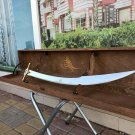 TURKISH FIGHTING SWORD CUSTOM HANDMADE J2 STEEL 35" HUNTING SWORD WITH WOOD