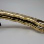 KNIFE CUSTOM HANDMADE DAMASCUS STEEL 7" HUNTING KARAMBIT KNIFE WITH BRASS HANDLE