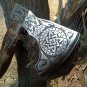 HATCHET CUSTOM HANDMADE 1095 STEEL 18" VIKING AXE/HATCHET WITH WOOD HANDLE
