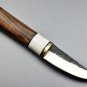 KNIFE CUSTOM HANDMADE 1095 STEEL 8" HUNTING KNIFE WITH WOOD AND BONE HANDLE