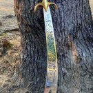 Handcrafted Zulfiqar Ali's Sword Handmade 40" SWORD WITH BUFFALO HORN HANDLE