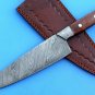 KNIFE CUSTOM HANDMADE DAMASCUS STEEL 13" CHEF/KITCHEN KNIFE WITH WOOD HANDLE