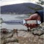 KNIFE CUSTOM HANDMADE DAMASCUS STEEL 11" HUNTING TANTO KNIFE WITH BONE HANDLE