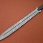 KNIFE CUSTOM HANDMADE DAMASCUS STEEL 25" SWOED WITH MICARTA HANDLE