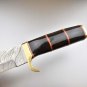 KNIFE CUSTOM HANDMADE DAMASCUS STEEL 18" HUNTING KUKRI KNIFE WITH HORN HANDLE