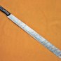 KNIFE CUSTOM HANDMADE DAMASCUS STEEL 24" HUNTING SWORD WITH DOLLAR SHEATH HANDLE
