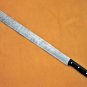 KNIFE CUSTOM HANDMADE DAMASCUS STEEL 24" HUNTING SWORD WITH DOLLAR SHEATH HANDLE