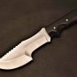 CUSTOM HANDMADE D2 STEEL 12" TRACKER KNIFE, HUNTING KNIFE, TACTICAL KNIFE, EDC