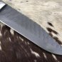 CUSTOM HANDMADE DAMASCUS STEEL 13" HUNTING KNIFE, STAG BOWIE KNIFE, EDC KNIFE