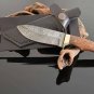 CUSTOM HANDMADE DAMASCUS STEEL 10" HUNTING KNIFE, SKINNER KNIFE, BUSHCRAFT KNIFE