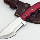 CUSTOM HANDMADE D2 STEEL 10" HUNTING TRACKER KNIFE, SKINNER KNIFE, BUSHCRAFT EDC