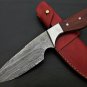 CUSTOM HANDMADE DAMASCUS STEEL 9" HUNTING KNIFE, SKINNER KNIFE, POCKET KNIFE EDC