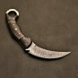 CUSTOM HANDMADE DAMASCUS STEEL 10" HUNTING KNIFE, KARAMBIT KNIFE, COMBAT KNIFE