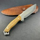 CUSTOM HANDMADE D2 STEEL 10" BUSHCRAFT KNIFE, SKINNER KNIFE, HUNTING OUTDOOR EDC