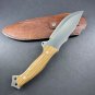CUSTOM HANDMADE D2 STEEL 10" BUSHCRAFT KNIFE, SKINNER KNIFE, HUNTING OUTDOOR EDC