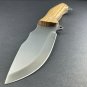 CUSTOM HANDMADE D2 STEEL 10" BUSHCRAFT KNIFE, SKINNER KNIFE, HUNTING OUTDOOR EDC