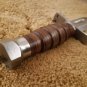 KA-BAR BEAUTIFUL HANDMADE 10" SMALL BOWIE KNIFE, TRADITIONAL KNIFE, HUNTING TOOL