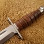KA-BAR BEAUTIFUL HANDMADE 10" SMALL BOWIE KNIFE, TRADITIONAL KNIFE, HUNTING TOOL