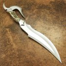 CUSTOM HANDMADE D2 STEEL 18" HUNTING KNIFE, SKINNER KNIFE BOWIE KNIFE, SURVIVAL