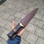CUSTOM HANDMADE D2  STEEL 11" DAGGER KNIFE, DOUBLE EDGE KNIFE, HUNTING KNIFE