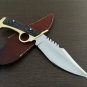 CUSTOM HANDMADE D2 STEEL 11" HUNTING KNIFE, SKINNER KNIFE, TACTICAL KNIFE, EDC