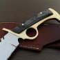 CUSTOM HANDMADE D2 STEEL 11" HUNTING KNIFE, SKINNER KNIFE, TACTICAL KNIFE, EDC