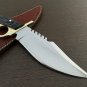 CUSTOM HANDMADE D2 STEEL 11" HUNTING KNIFE, SKINNER KNIFE, TACTICAL KNIFE, EDC