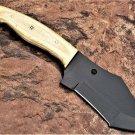 CUSTOM HANDMADE D2 STEEL 10.5" HUNTING KNIFE, SKINNER KNIFE, BUSHCRAFT EDC