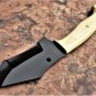 CUSTOM HANDMADE D2 STEEL 10.5" HUNTING KNIFE, SKINNER KNIFE, BUSHCRAFT EDC