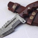 CUSTOM HANDMADE DAMASCUS STEEL 10" HUNTING KNIFE, TRACKER KNIFE, SURVIVAL KNIFE
