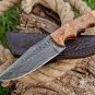 CUSTOM HANDMADE DAMASCUS STEEL 10" HUNTING KNIFE, SKINNER KNIFE, BOWIE KNIFE,EDC